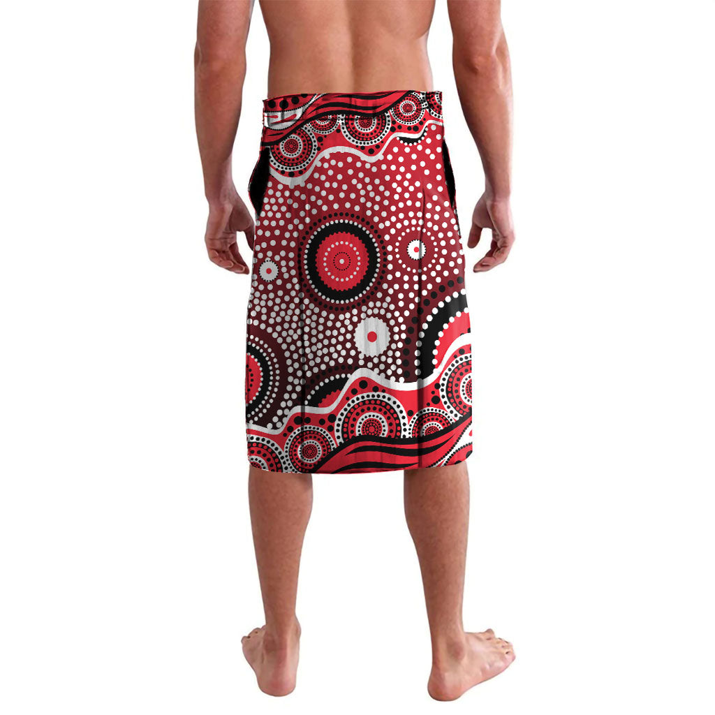 St Kilda Saints Lavalava Aboriginal Dot Pattern - Football Mascot Heritage Pride