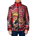 St Kilda Saints Padded Jacket Aboriginal Dot Pattern - Football Mascot Heritage Pride