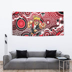 St Kilda Saints Tapestry Aboriginal Dot Pattern - Football Mascot Heritage Pride