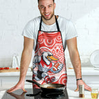 Sydney Swans Apron Aboriginal Dot Pattern - Football Mascot Heritage Pride