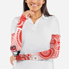 Sydney Swans Arm Sleeves Aboriginal Dot Pattern - Football Mascot Heritage Pride