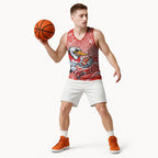 Sydney Swans Basketball Jersey Aboriginal Dot Pattern - Football Mascot Heritage Pride