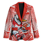 Sydney Swans Blazer Aboriginal Dot Pattern - Football Mascot Heritage Pride