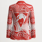 Sydney Swans Blazer Aboriginal Dot Pattern - Football Mascot Heritage Pride