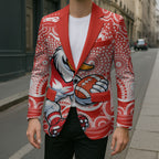 Sydney Swans Blazer Aboriginal Dot Pattern - Football Mascot Heritage Pride