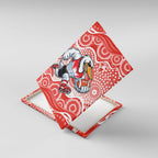 Sydney Swans Canvas Wall Art Aboriginal Dot Pattern - Football Mascot Heritage Pride