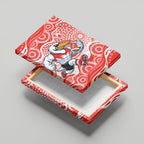 Sydney Swans Canvas Wall Art Aboriginal Dot Pattern - Football Mascot Heritage Pride