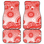 Sydney Swans Car Mats Aboriginal Dot Pattern - Football Mascot Heritage Pride