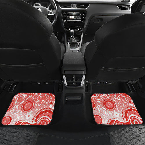 Sydney Swans Car Mats Aboriginal Dot Pattern - Football Mascot Heritage Pride