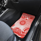 Sydney Swans Car Mats Aboriginal Dot Pattern - Football Mascot Heritage Pride