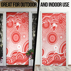Sydney Swans Door Cover Aboriginal Dot Pattern - Football Mascot Heritage Pride