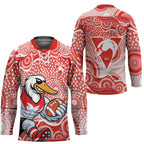 Sydney Swans Hockey Jersey Aboriginal Dot Pattern - Football Mascot Heritage Pride