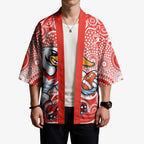 Sydney Swans Kimono Aboriginal Dot Pattern - Football Mascot Heritage Pride