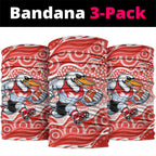 Sydney Swans Neck Gaiter Aboriginal Dot Pattern - Football Mascot Heritage Pride
