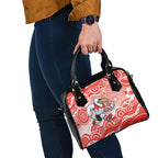 Sydney Swans Shoulder Handbag Aboriginal Dot Pattern - Football Mascot Heritage Pride