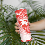 Sydney Swans Skinny Tumbler Aboriginal Dot Pattern - Football Mascot Heritage Pride