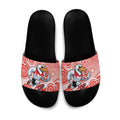 Sydney Swans Slide Sandals Aboriginal Dot Pattern - Football Mascot Heritage Pride