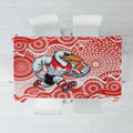 Sydney Swans Tablecloth Aboriginal Dot Pattern - Football Mascot Heritage Pride