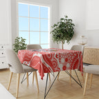 Sydney Swans Tablecloth Aboriginal Dot Pattern - Football Mascot Heritage Pride