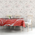 Sydney Swans Tablecloth Aboriginal Dot Pattern - Football Mascot Heritage Pride