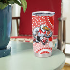 Sydney Swans Tumbler Cup Aboriginal Dot Pattern - Football Mascot Heritage Pride