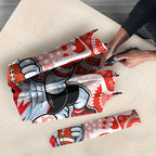 Sydney Swans Umbrella Aboriginal Dot Pattern - Football Mascot Heritage Pride
