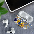 West Coast Eagles AirPods Case Aboriginal Dot Pattern - Football Mascot Heritage Pride