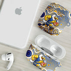 West Coast Eagles AirPods Case Aboriginal Dot Pattern - Football Mascot Heritage Pride