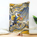 West Coast Eagles Blanket Aboriginal Dot Pattern - Football Mascot Heritage Pride
