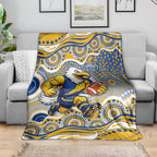 West Coast Eagles Blanket Aboriginal Dot Pattern - Football Mascot Heritage Pride
