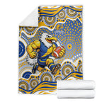 West Coast Eagles Blanket Aboriginal Dot Pattern - Football Mascot Heritage Pride