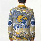West Coast Eagles Blazer Aboriginal Dot Pattern - Football Mascot Heritage Pride