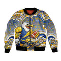 West Coast Eagles Bomber Jacket Aboriginal Dot Pattern - Football Mascot Heritage Pride