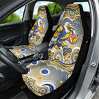 West Coast Eagles Car Seat Cover Aboriginal Dot Pattern - Football Mascot Heritage Pride