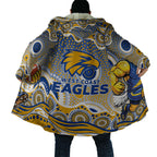 West Coast Eagles Cloak Aboriginal Dot Pattern - Football Mascot Heritage Pride
