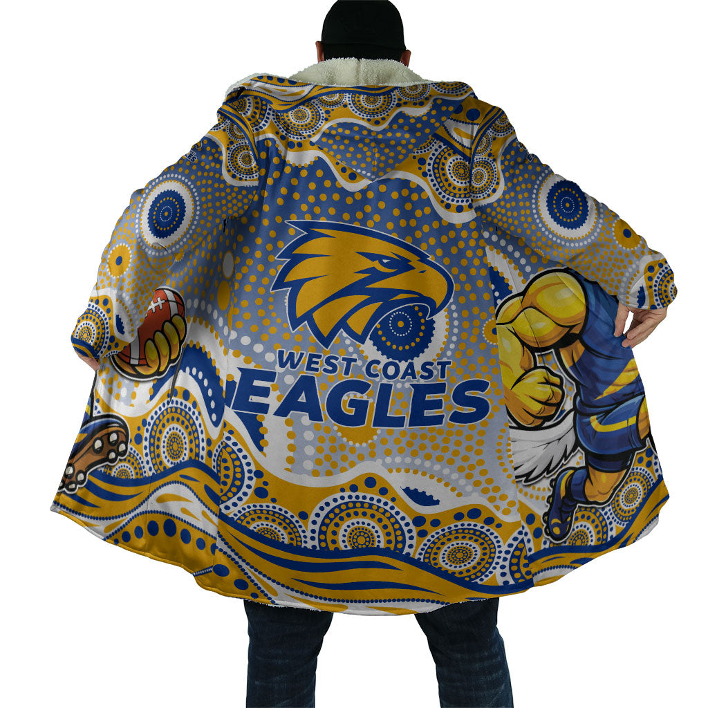 West Coast Eagles Cloak Aboriginal Dot Pattern - Football Mascot Heritage Pride