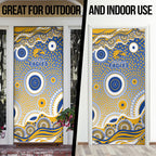 West Coast Eagles Door Cover Aboriginal Dot Pattern - Football Mascot Heritage Pride