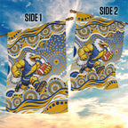 West Coast Eagles Garden Flag Aboriginal Dot Pattern - Football Mascot Heritage Pride