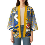 West Coast Eagles Kimono Aboriginal Dot Pattern - Football Mascot Heritage Pride