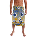 West Coast Eagles Lavalava Aboriginal Dot Pattern - Football Mascot Heritage Pride