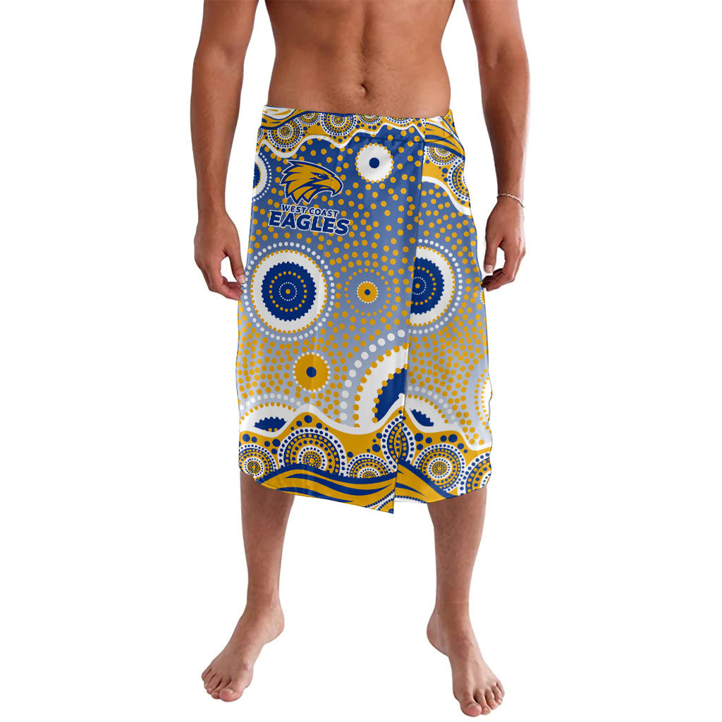 West Coast Eagles Lavalava Aboriginal Dot Pattern - Football Mascot Heritage Pride