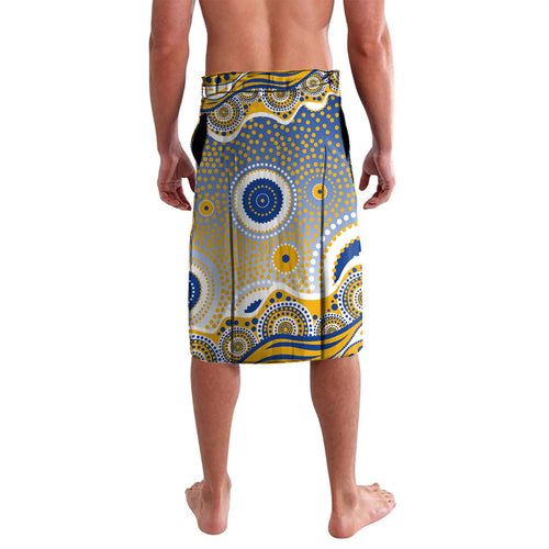 West Coast Eagles Lavalava Aboriginal Dot Pattern - Football Mascot Heritage Pride
