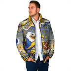 West Coast Eagles Padded Jacket Aboriginal Dot Pattern - Football Mascot Heritage Pride