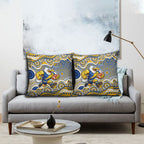 West Coast Eagles Pillow Cover Aboriginal Dot Pattern - Football Mascot Heritage Pride