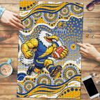 West Coast Eagles Puzzle Aboriginal Dot Pattern - Football Mascot Heritage Pride