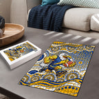 West Coast Eagles Puzzle Aboriginal Dot Pattern - Football Mascot Heritage Pride