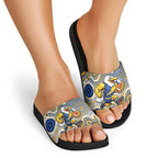 West Coast Eagles Slide Sandals Aboriginal Dot Pattern - Football Mascot Heritage Pride