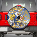 West Coast Eagles Spare Tire Cover Aboriginal Dot Pattern - Football Mascot Heritage Pride