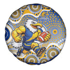 West Coast Eagles Spare Tire Cover Aboriginal Dot Pattern - Football Mascot Heritage Pride