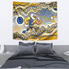 West Coast Eagles Tapestry Aboriginal Dot Pattern - Football Mascot Heritage Pride